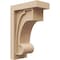 Ekena Millwork 5"W x 10"D x 15"H Classic Alma Rough Cedar Woodgrain TimberThane Corbel, Primed Tan CORUR05X10X15ALMRCPR - alternate 1